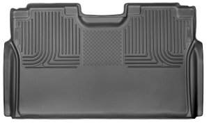 Ford F-150 Floor Mats - Rear - Husky Liners - WeatherBeater - Black - `15-`23 Ford F-150 Floor Mats - Rear - Husky Liners - WeatherBeater - Black - `15-`23